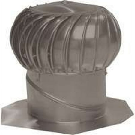 Whirlybird B I B-14WB Rigid Spider Turbine Ventilator, 110 mph, 14 in, Aluminum