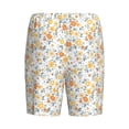 thumbnail image 4 of Rocae Floral1 for Men's Soft Sleep Pajama Shorts, Waistband and Pockets, 4 of 9