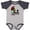 Heather and Navy, variant on Inktastic Cute Elf Squad Boys or Girls Baby Bodysuit