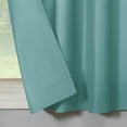 thumbnail image 2 of Mainstays 3-Piece Semi Sheer Rod Pocket Kitchen Window Tier Pair and Valance, 2 Café Curtains and 1 Curtain Valance, Mineral, 54"W x 36"L, 2 of 5