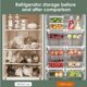 thumbnail image 4 of Refrigerator Storage Box, Pull-out Refrigerator Drawer, 1 Compartment Refrigerator Divider Clear Storage Box, 4 of 5