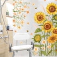 thumbnail image 2 of Wosthever Pegatinas de pared de girasoles, pegatinas de papel tapiz extraíbles de hojas verdes, póster, pegatina para ventana, decoración del Decoración del hogar, 2 of 6