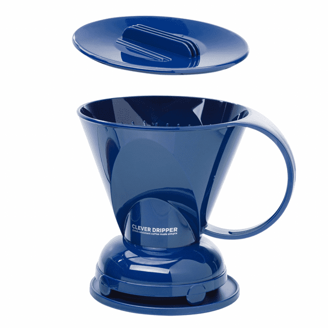 Clever Coffee Dripper and Filters, Large 18 oz (Royal Blue)