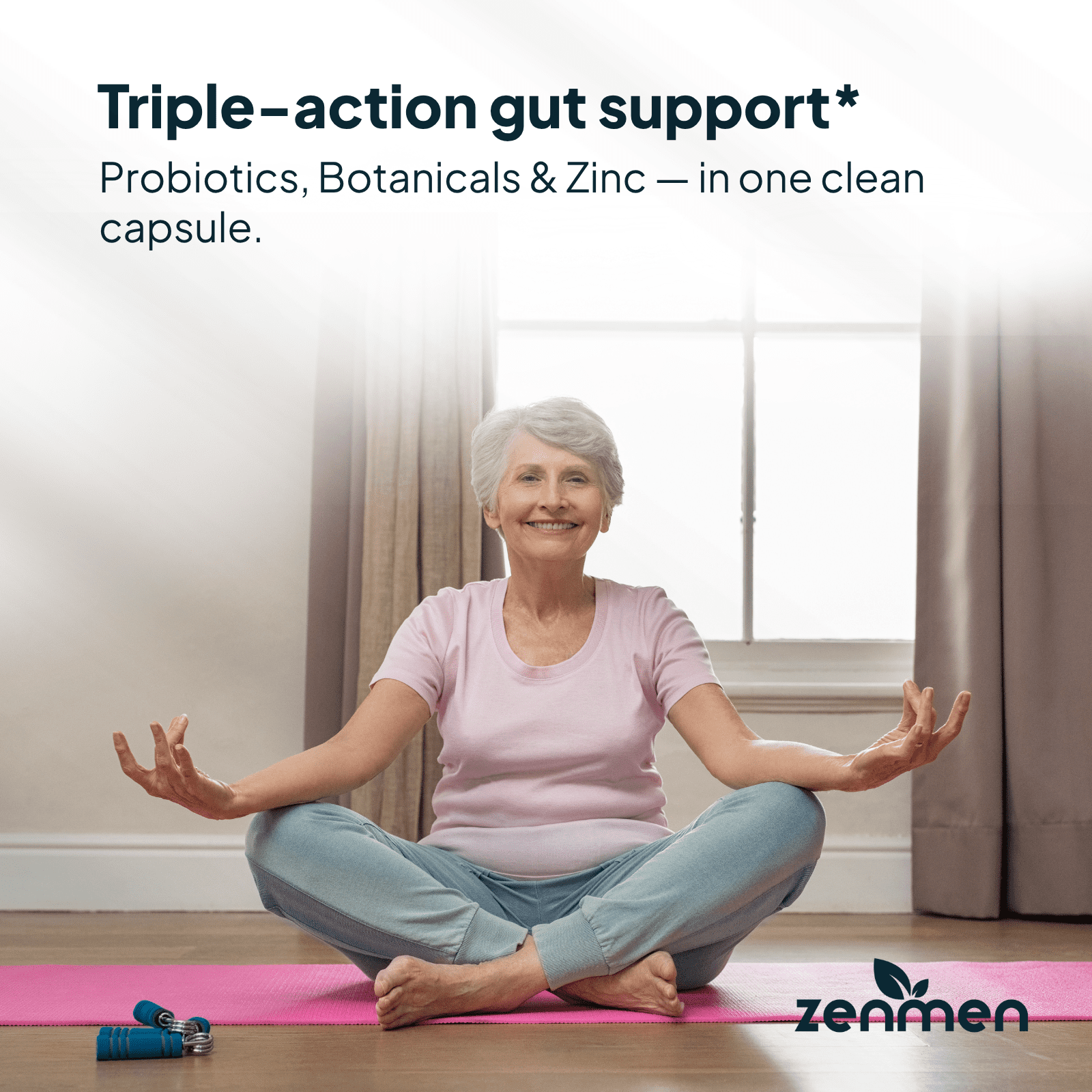 Zenmen Daily Gut & H Pylori Infection Support-Herbal with Zinc,60 Vegan Capsules,Sugar-Free,USA Made