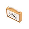 thumbnail image 2 of Parisloft Gather Together with Wood Beads Modern Block Signs,Mini Freestanding Tabletop Decor,Wooden Box Home Signs Wall Decor,5"x4.3", 2 of 8