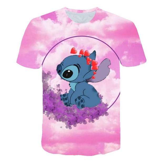 Camiseta de punto de Disney para niños y niñas, camisetas para niños, camiseta de manga corta, ropa de punto de verano, camiseta estampada de dibujos animados, ropa para niños 4T Gao Jinjia LED