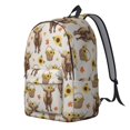 thumbnail image 2 of Highland Cow and Bucket Print Backpack for School, Cute School Bag with Adjustable Shoulder Straps and Padded Back, 15.7"x11.8"x5.5", 2 of 5