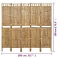 thumbnail image 2 of vidaXL 5-Panel Room Divider Bamboo 78.7"x70.9", 2 of 7