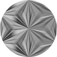thumbnail image 1 of Ahgly Tapis Rond Lavable en Machine Intérieur Transitionnel Gris Foncé, 3 Pieds Rond, 1 of 7