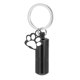 thumbnail image 4 of Llavero con colgante de cremación para mascotas, mini urna cilíndrica, urna práctica para cenizas Negro, 4 of 9