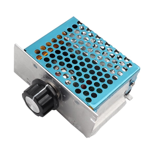 Regulador De Voltaje De Ca De 4000 W, Controlador De Temperatura De Velocidad Del Motor Eléctrico Con Atenuador De 220 V Scienceny EL008080-00