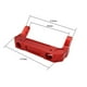 thumbnail image 3 of Soporte de servo para parachoques delantero de aleación de aluminio anodizado Soporte de parachoques delantero para axial rojo, 3 of 3