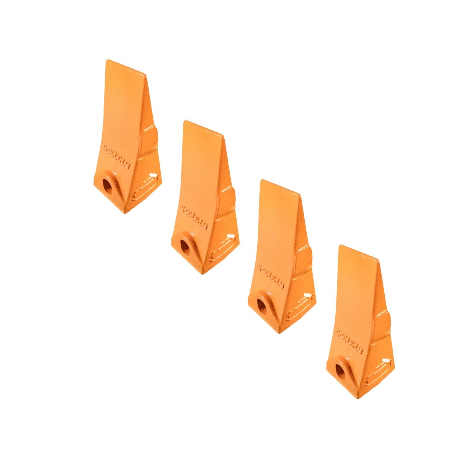 4 Bobcat Style Mini Excavator / Skid Steer Bucket Teeth 6737325