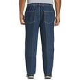 thumbnail image 2 of Harbor Bay by DXL Big and Tall Men's Full-Elastic Waist Jeans, Dark Stonewash, 4X Waist/34 Inseam, 2 of 6