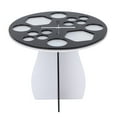 2024 14 Holes Makeup Brush Drying Rack Detachable Round Paint Brush