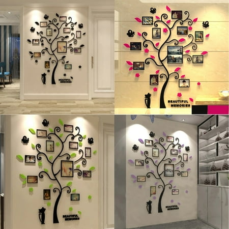Family Tree Wall Decal Large Photo Picture Sticker Frames L And Stick Branches Decoration Best Removable Mural Decor For Any Room Canada - Family Tree Wall Decor Family Tree Wall Decal Large Photo Picture Sticker Frames L And Stick Branches Decoration Best Removable Mural Decor For Any Room Canada - Family Tree Wall Decor