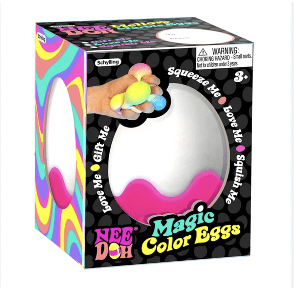 Nee Doh Sensory Magic Color Egg Stress Ball (1 Random Color)