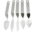 thumbnail image 1 of Miangastore Pastry Spatulas Stainless Steel Chocolate Cutter For Restaurant Use 5Pcs 7.3x2.4x1.4in, 1 of 8