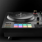 Hercules DJ DJControl Inpulse T7 Premium Edition 2-Channel Motorized DJ Controller With Premium Fader Module and Travel Bag - Gold