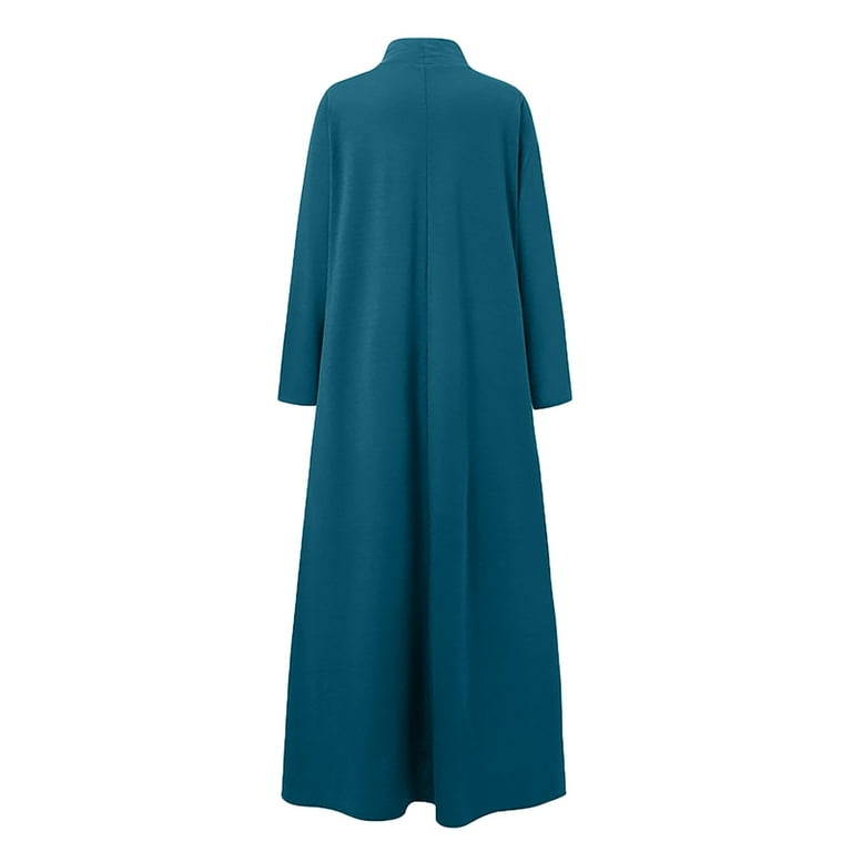 Winter Dresses for Women Long Sleeve Dresses Plus Size Turtleneck Loose-Fit  Maxi Dress Comfy Lounge Holiday Dresses - Walmart.com