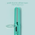 thumbnail image 3 of Conair Mini 1/2" Ceramic Flat Iron Hair Straightener, Turquoise, 3 of 8