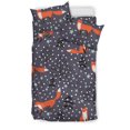 thumbnail image 1 of Juego de cama Fox Snow Winter Pattern, 1 of 5