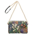 thumbnail image 2 of FORMRS Women Crossbody Purse with Chain Strap Vegan Leather Shoulder Handbag, White Floral Garden, 2 of 7