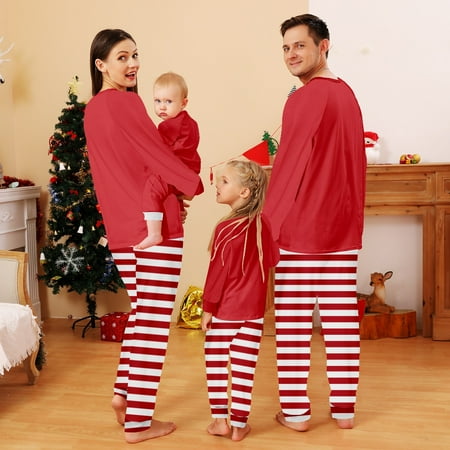 

Christmas Matching Family Pajamas Sets Family Christmas Pyjamas Set for Adults and Kids Holiday Xmas Sleepwear Set