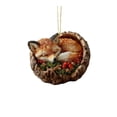 thumbnail image 2 of 35 X 72 In Stereoscopic Embroidery Style Christmas Door Cover Christmas Door Curtain Christmas Day Door And Wall Decoration Festival Party Decoration, 2 of 7