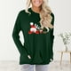 thumbnail image 2 of Mujeres Tallas grandes Casual Cuello redondo Suelto Impreso Bolsillo Manga larga Tops Mujer Blusa Fridja bvmnju3211, 2 of 5