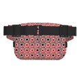 thumbnail image 3 of Fuzoiu Poker Print Unisex Square Double Layer Waist Bag,Crossbody Fanny Pack Travel Workout Accessory, 3 of 9