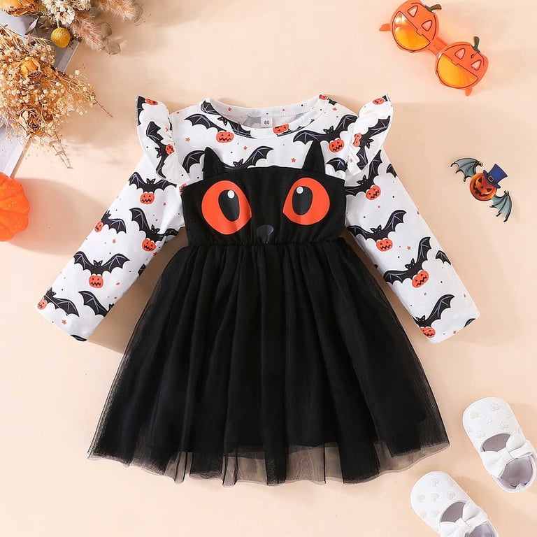 little black xmas dress Kids Christmas Dress main image 0