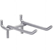 Stanley Hardware 819660 5" Heavy Duty Double Straight Pegboard Hooks 2 Count