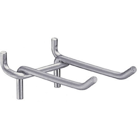 Stanley Hardware 819660 5" Heavy Duty Double Straight Pegboard Hooks 2 Count