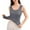 Gray, variant on Womens Tank Tops Sleeveless Blouse Ribbed Solid Color Low Cut V Neck Daily Casual Relaxed Basic Layering Top Beach Vacation Summer Clothes