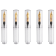 thumbnail image 1 of 5X Mini Pocket-Size Eyedropper Fountain Pen Writing Ink Pen F Nib Ink Pen Portable Mini Pocket Pen Transparent, 1 of 7