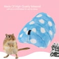 thumbnail image 2 of Nido colgante para dormir de hámster, cama de algodón para animales pequeños, casa cálida para invierno, azul L, 2 of 5
