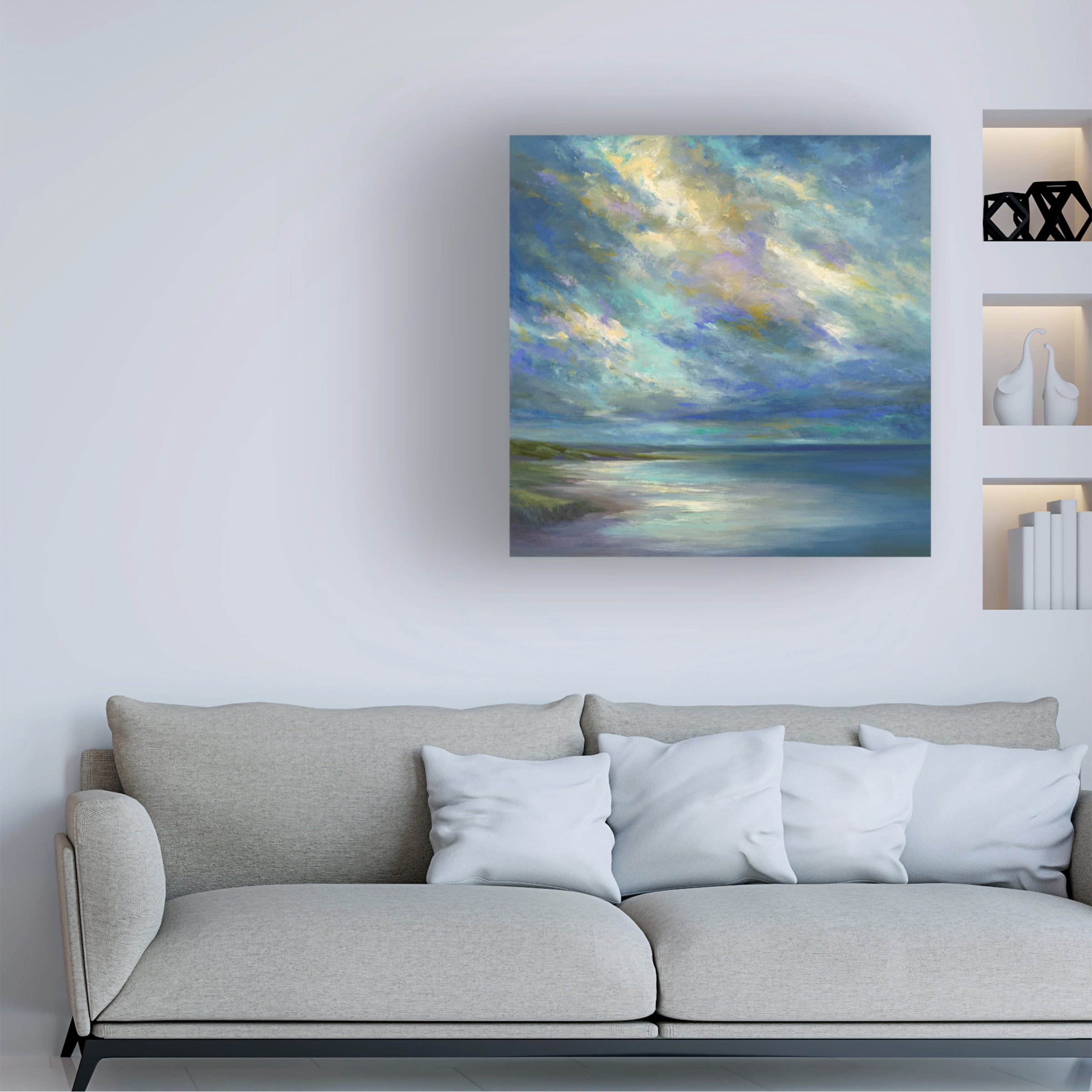 Sheila Finch 'Drifting Winds' Canvas Art