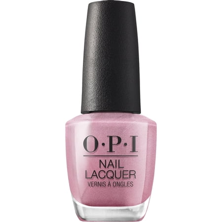 OPI Nail Lacquer, Aphrodite's Pink Nightie, Shimmery Light Pink Nail Polish, 0.5 fl oz