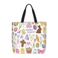 thumbnail image 1 of Easygdp Happy Easter1 Bolsa Tote para Mujer, Bolso de Hombro para Trabajo, Playa, Viajes, Compras y Supermercado, 1 of 7