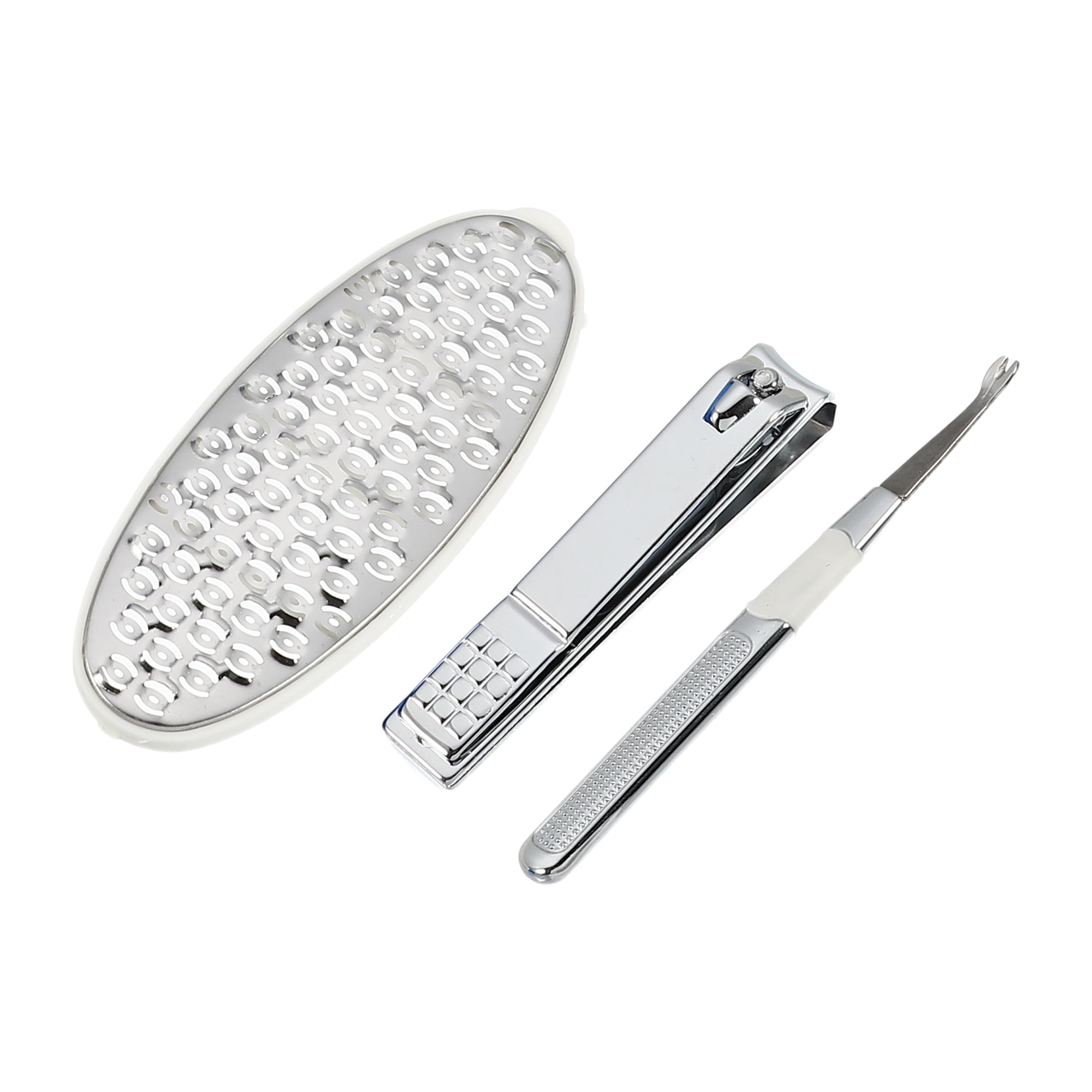 Unique Bargains 1 Set Foot File Multi Purpose 4 in 1 Foot Callus Remover Coarse and Fine Yellow