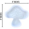 thumbnail image 3 of Mushroom Silicone Freshie Mold for Car Candles  4 x 4 Nature Dot Boho Teenager Trendy Car Freshener Shape Heat Resistant Oven Bake, 3 of 6