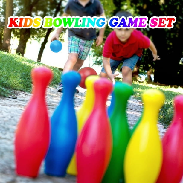 indoor outdoor bowling set
