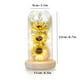 thumbnail image 3 of Lámpara Colgante Led con Forma de Girasol, Flor Eterna, Cúpula de Cristal, 3 Girasoles. Regalo Ideal para San Valentín o El Día de La Madre., 3 of 4
