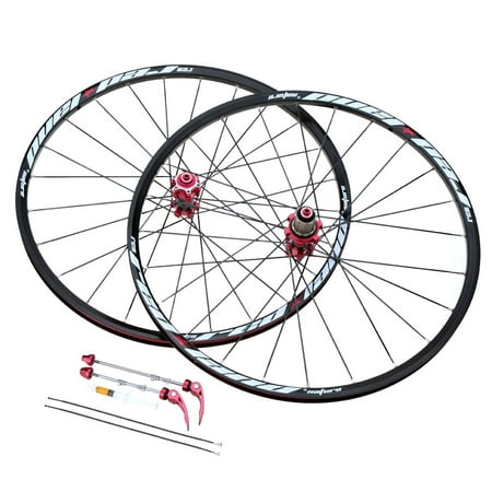 26'' 24H Disc Brake Bike Wheel Mountain Bicycle MTB Bike Wheelset Hubs Rim Front