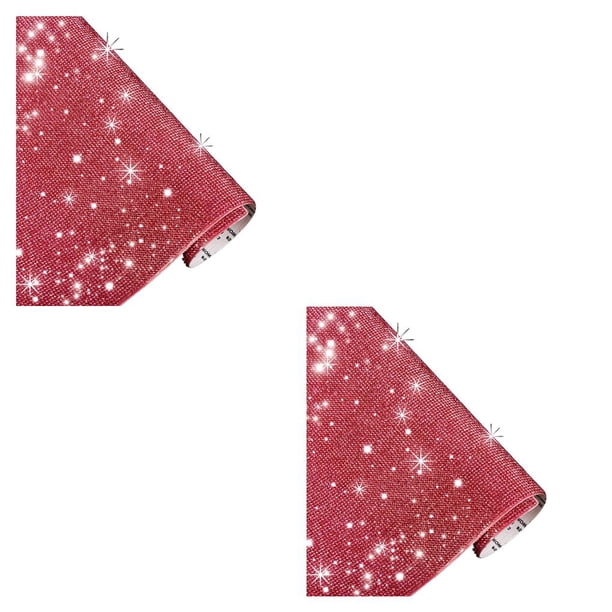 Speravity Cinta de diamantes de imitación con pegatina de buena artesanía, Kit de embalaje de regalo, decoraciones de coche para teléfono rojo Type2 NO2