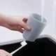 thumbnail image 1 of Injueey Taza de enjuague de 400ml, taza de baño portátil, botella de moda, café, viaje, hogar, decoración de , suministros de enjuague Juegos de accesorios de baño Azul, 1 of 6