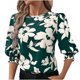 thumbnail image 1 of Eres Más Que una Camisa de Puntuación de Prueba, Verano Suelto Casual Cinco Cuartos de Manga Cuello Redondo Impreso para Mujeres, 1 of 7