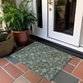 thumbnail image 6 of Addison Rugs Chantille Indoor/Outdoor Transitional Floral Olive Washable Rectangle Rug, 1'8" x 2'6", 6 of 6