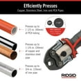 thumbnail image 4 of Ridgid 57363 RP 241 Press Tool Kit 1/2"-1-1/4" PP+LIO, 4 of 13